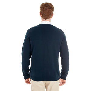 Harriton Men's Pilbloc™ V-Neck Button Cardigan Sweater