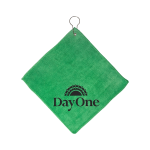 Microfiber Golf Towel With Grommet And Hook