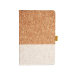 Prime Line Cork And Heathered Fabric Hardcover Journal 5....