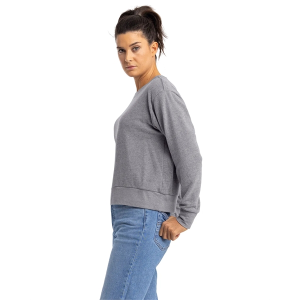 Next Level Apparel Ladies' Laguna Sueded Sweatshirt