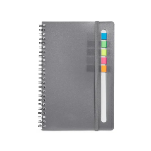 Prime Line Semester Spiral Notebook With Sticky Flags 6.2...