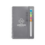 Prime Line Semester Spiral Notebook With Sticky Flags 6.2...