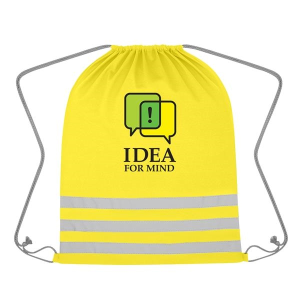 Reflective Safety Drawstring Bag