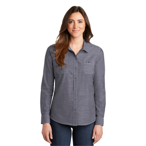 Port Authority® Slub Chambray Shirt - Women's