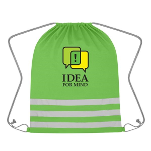 Reflective Safety Drawstring Bag