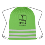 Reflective Safety Drawstring Bag