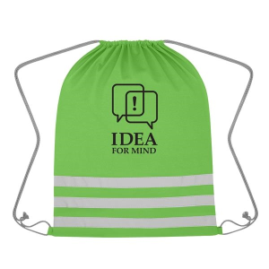 Reflective Safety Drawstring Bag