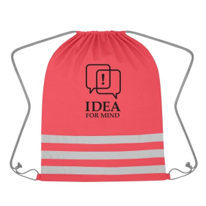 Reflective Safety Drawstring Bag